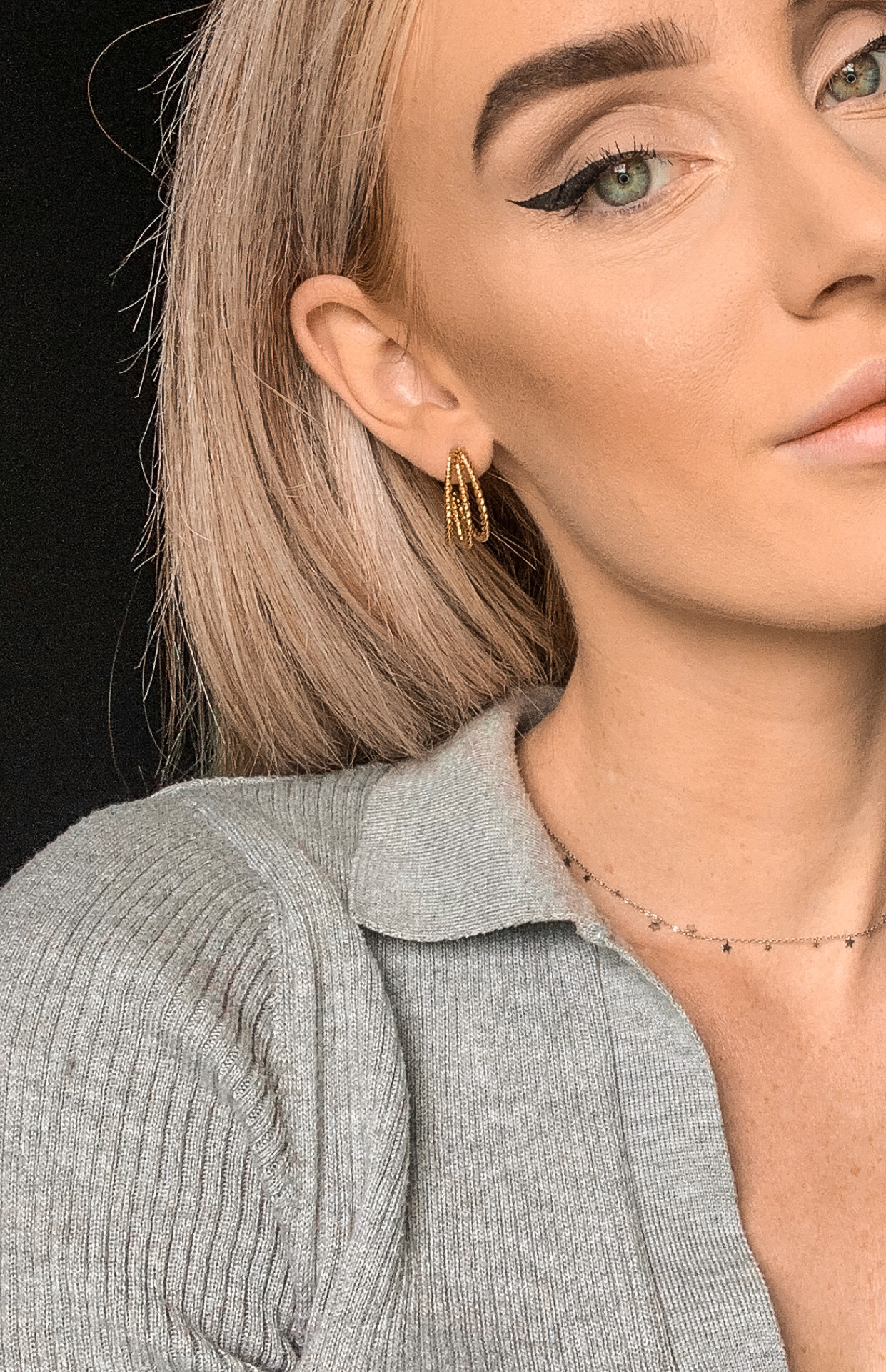 Sofia oorbellen | Goud - Afbeelding 3